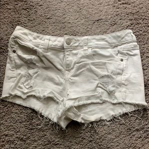 Express White shorts